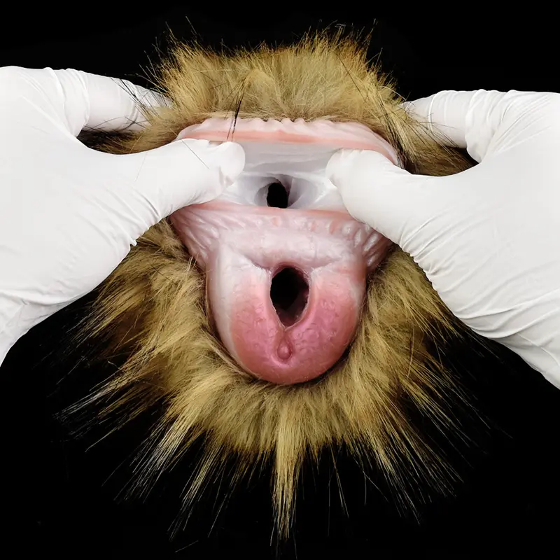 🦧 Gorilla Vagina Masturbator Cup - Furry Animal Pussy Sex Toy for Primal Penetration Fantasy