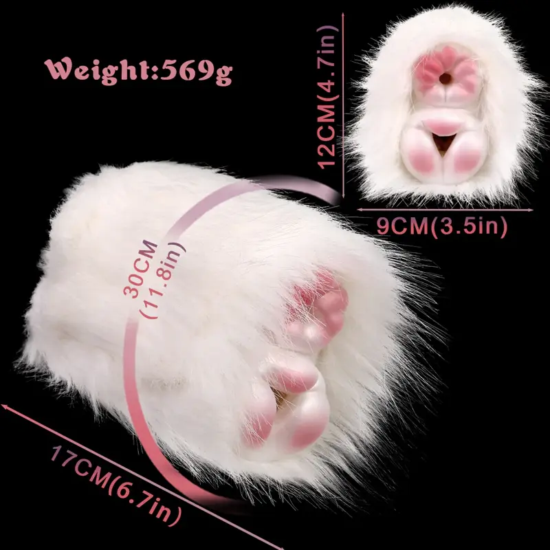 🐹 Guinea Pig Pussy Pocket – Fantasy Animal Masturbator with Fur and Dual Holes