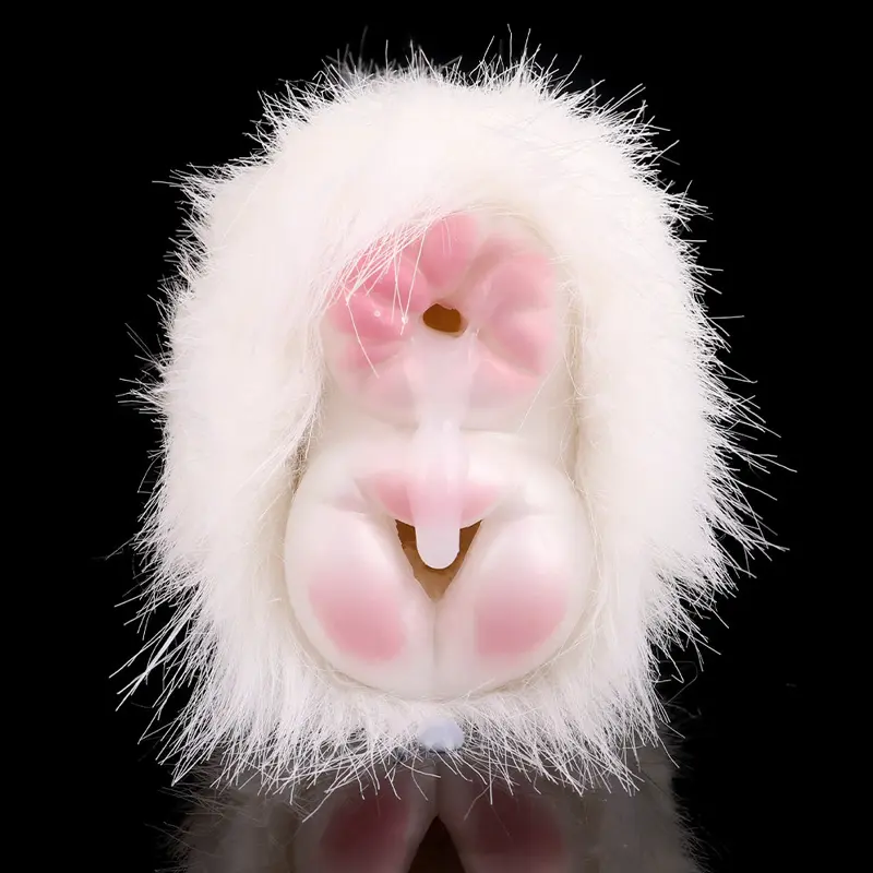 🐹 Guinea Pig Pussy Pocket – Fantasy Animal Masturbator with Fur and Dual Holes