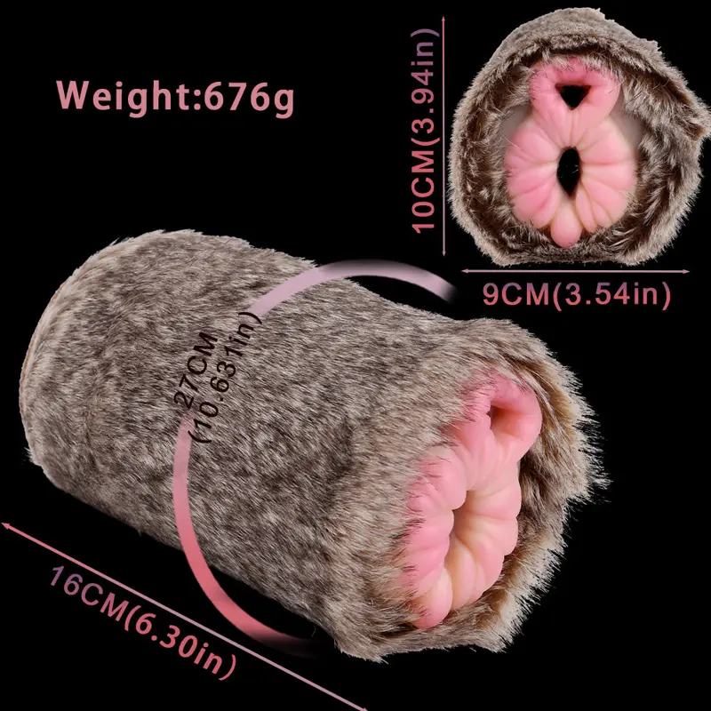 🦁 Lion Fleshlight : Découvrez la majesté brute de la nature avec notre masturbateur vagin de lion à fourrure ultra-réaliste.