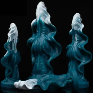 👽 Oceans Alien Penis Toy: Mysterious Sea-Inspired Furry Dildo for Ultimate Fantasy Pleasure