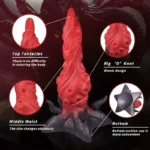👽 Octopus Alien Tentacles Dildo : Libérez vos fantasmes sur les fonds marins