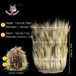 🐑 Sheep Pocket Pussy - Jouet sexuel Masturbateur Masculin Sauvagement Réaliste avec Tentation en Fourrure