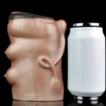 🐮 Silicone Ebony Cow Vagina Male Masturbator - FurryDildo Realistic Cow Pussy Sex Toy