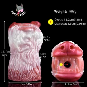 silicone fleshlight dog toy