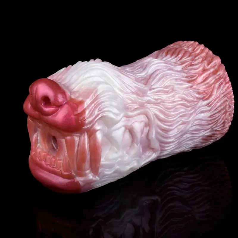 🐶 Canine Silicone Fantasy Pocket Pussy: Unleash Your Conquering Urge with a Dog Mouth-Inspired Fleshlight