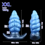 👽 FurryDildo Silicone Tentacle Butt Plug Dildo - Anchor Your Pleasure with Deep Sea Alien Aesthetic