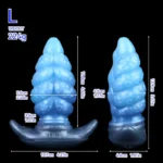👽 FurryDildo Silicone Tentacle Butt Plug Dildo - Anchor Your Pleasure with Deep Sea Alien Aesthetic