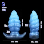 👽 FurryDildo Silicone Tentacle Butt Plug Dildo - Anchor Your Pleasure with Deep Sea Alien Aesthetic