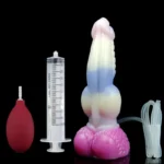🐉 Squirting Dragon Dildo - Jouet sexuel fantastique avec nœud réaliste et éperons de viande