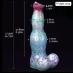 🐺 Strapon Wolf Dildo - Fantasy Giant Wolf Knot Dildo mit Dual-Knot Design