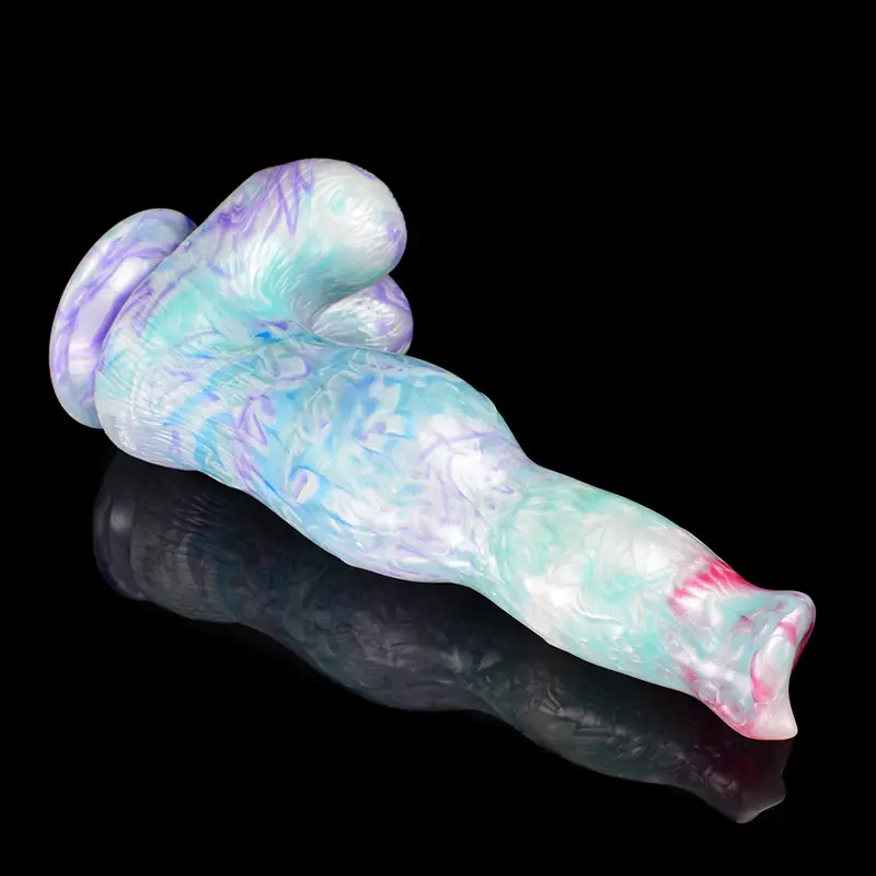 🐺 Strapon Wolf Dildo - Fantasy Giant Wolf Knot Dildo mit Dual-Knot Design
