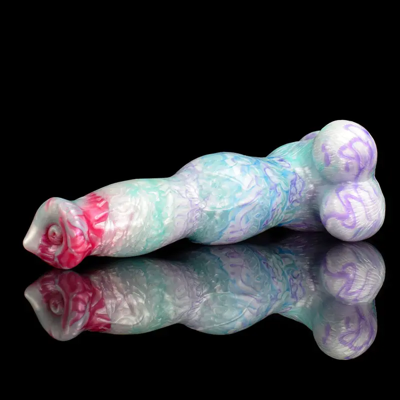 🐺 Strapon Wolf Dildo - Fantasy Giant Wolf Knot Dildo mit Dual-Knot Design