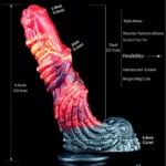 Drachen-Dildo mit Oktopus-Tentakeln - Fantasie-Rollenspiel Anal Sex Toy
