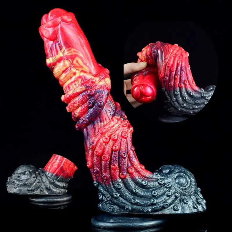 Drachen-Dildo mit Oktopus-Tentakeln - Fantasie-Rollenspiel Anal Sex Toy