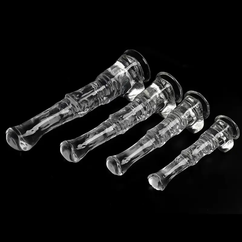 🐴 Transparent Horse Dildo - Realistic Water-Clear Silicone Equine Sex Toy