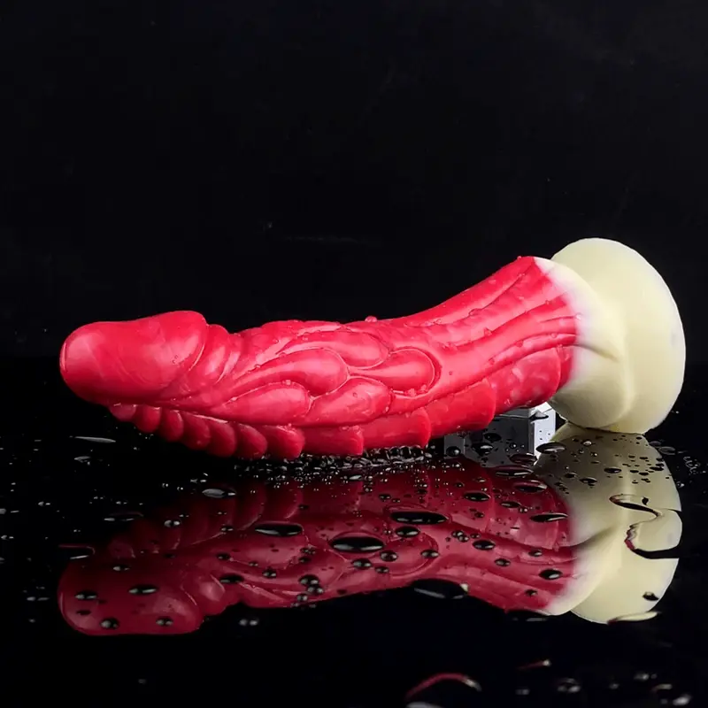 Vibrierender Drachen-Dildo mit Fernbedienung - Premium-Silikon-Fantasy-Sextoy