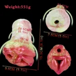 🐶 Vicious Dog Vulva Fleshlight: The Ultimate Two-Hole Fantasy Monster Stroker for Male Masturbation