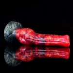 🐺 Hellfire Red Wolf Knot Dildo - Realistisches Anal Sex Toy für ultimatives Vergnügen