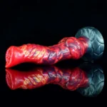 🐺 Hellfire Red Wolf Knot Dildo - Realistisches Anal Sex Toy für ultimatives Vergnügen