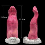 🐺 Wolf Tongue Dildo - Faites l'expérience de la vie sauvage avec notre jouet sexuel au pénis de loup doux et puissant.