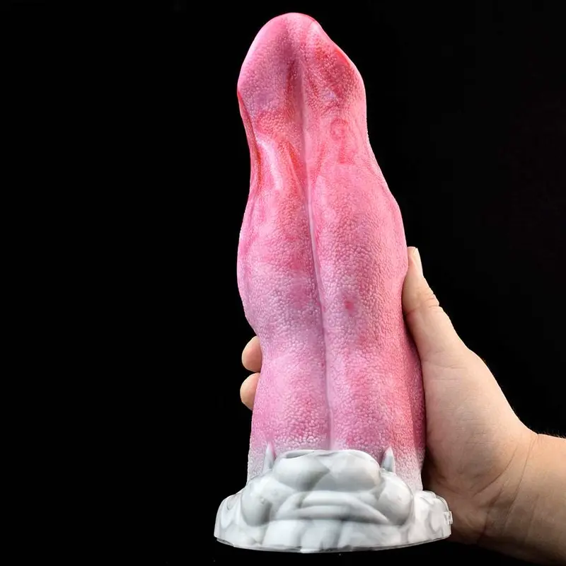 🐺 Wolf Tongue Dildo - Faites l'expérience de la vie sauvage avec notre jouet sexuel au pénis de loup doux et puissant.