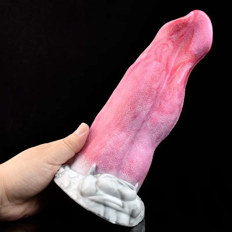 🐺 Wolf Tongue Dildo - Faites l'expérience de la vie sauvage avec notre jouet sexuel au pénis de loup doux et puissant.