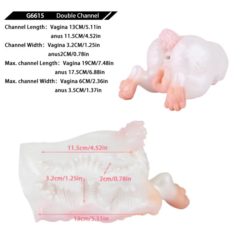 🐰 Bunny Fleshlight – Double-Channel Rabbit Pocket Pussy with Silky Fur & Lifelike Textures