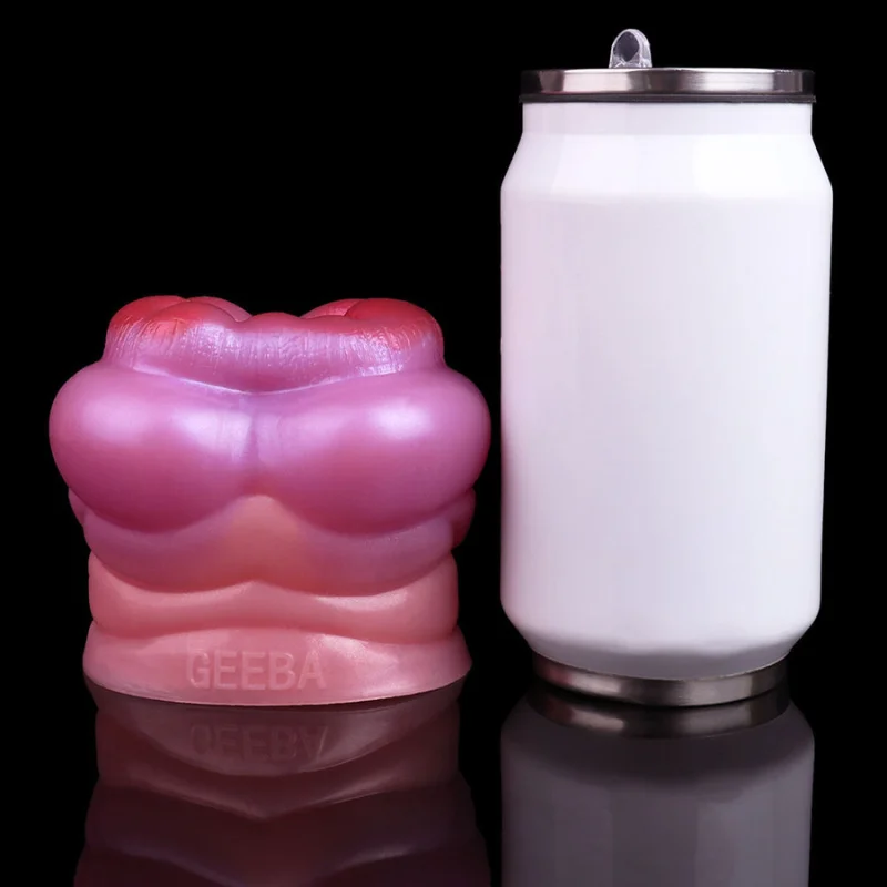 🐆 Fleshlight vibrant Clouded Leopard - Masturbateur télécommandé de 3,35 pouces avec lèvres roses bouffies