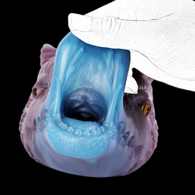 🐉 Dragon Fleshlight – 6.5in Fantasy Dragon Sex Toy with Textured Throat & Glowing Eyes