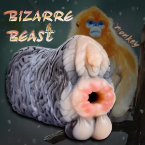 🐒 Fantasy Monkey Fleshlight – 6.5in Lifelike Monkey Pocket Pussy with Dual-Texture Canal