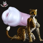 🐆 Leopard Pussy Pocket – 6.3in Lifelike Clouded Leopard Masturbator with Ultra-Textured Canal