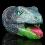 🐍 Lizard Mouth Fleshlight - Jouet sexuel oral reptilien de 7.09in avec gorge texturée et langue qui claque