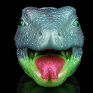 🐍 Lizard Mouth Fleshlight – 7.09in Reptilian Oral Sex Toy with Textured Throat & Flicking Tongue