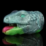 🐍 Lizard Mouth Fleshlight - Jouet sexuel oral reptilien de 7.09in avec gorge texturée et langue qui claque