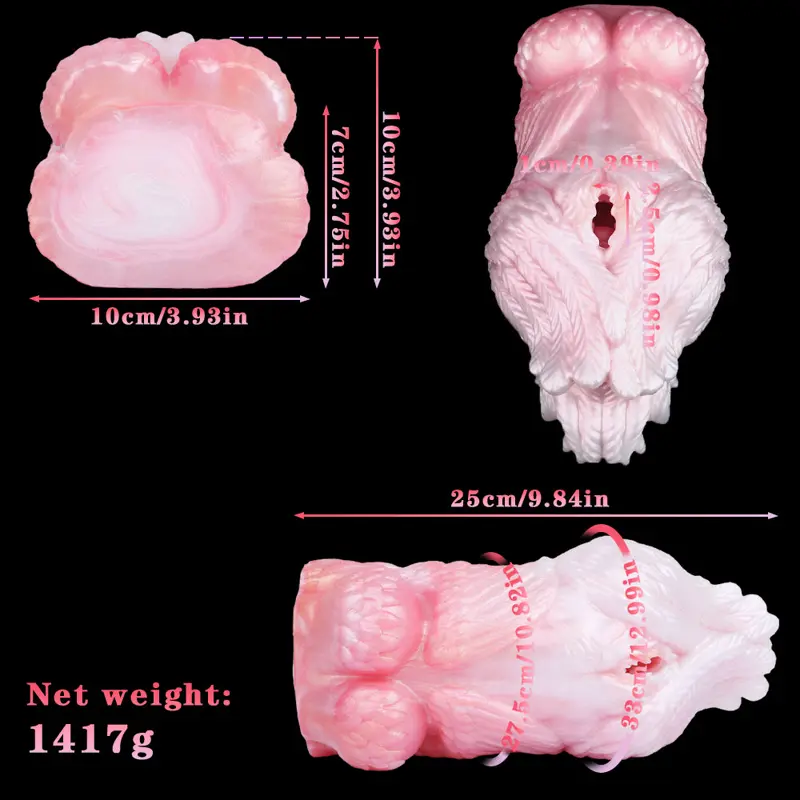 🧜♀️ Meerjungfrau Pocket Pussy - 9.84in Leuchtturm Meerjungfrau Pussy mit Biolumineszenz Schuppen