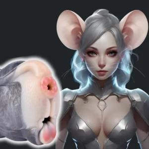 🐭 Mickey Mouse Fleshlight – 6.5in Mouse Pussy Pocket with Dual-Entry & Silicone Tail