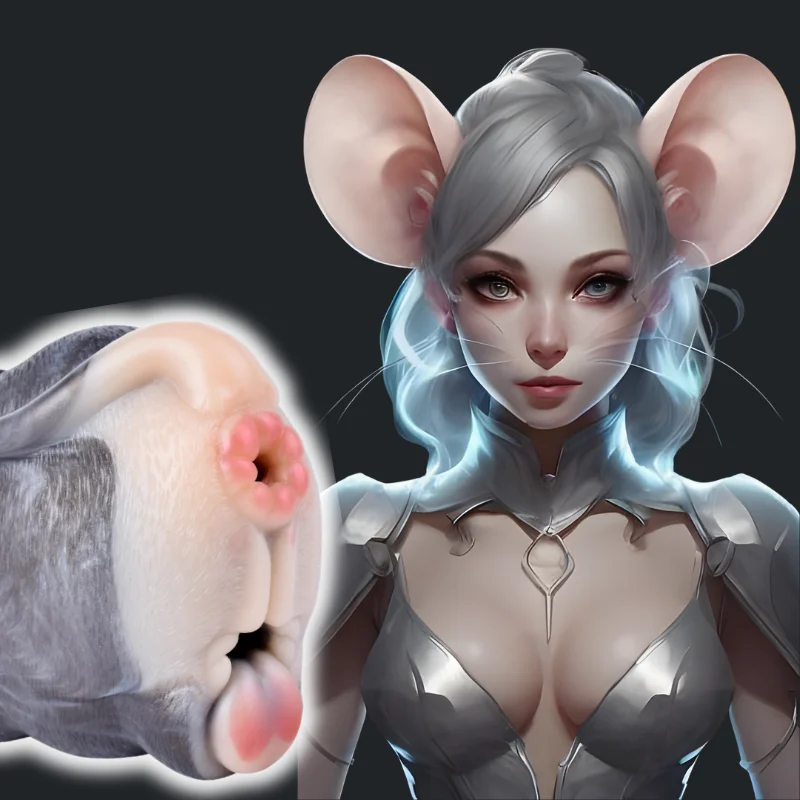 🐭 Mickey Mouse Fleshlight – 6.5in Mouse Pussy Pocket with Dual-Entry & Silicone Tail