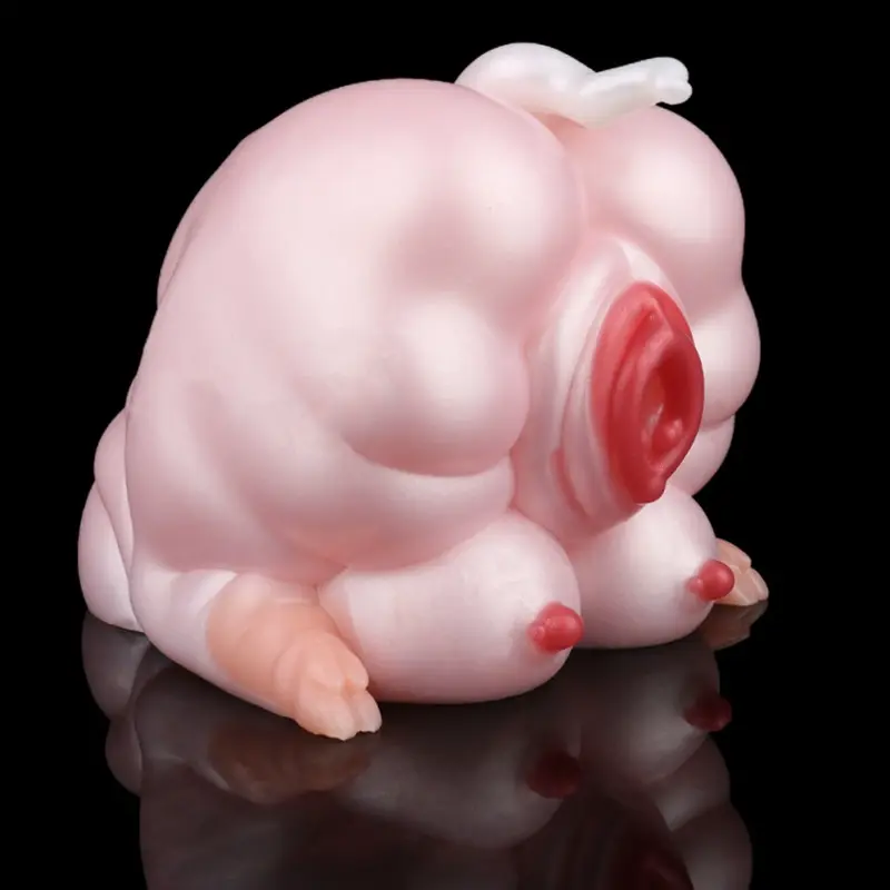 🐷 Peppa Pig Fleshlight - 5.5in Pink Fantasy Pig Pocket Pussy with Squeezable Teats