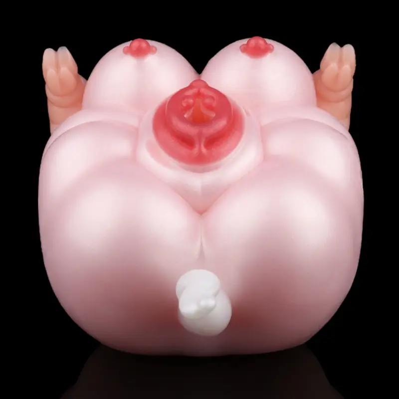 🐷 Peppa Pig Fleshlight - 5.5in Pink Fantasy Pig Pocket Pussy with Squeezable Teats