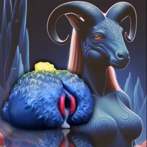 🐐 Sheep Pussy Fleshlight – 6.69in Realistic Sheep Sex Toy with Fluffy Tail & Wool-Textured Buttocks
