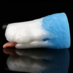 🐶 Dog Mouth Fleshlight - 3.93in Realistic Canine Oral Masturbator with Textured Throat