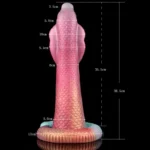 🐍 Riesiger Squirting Snake Dildo - 15.2in Realistische Schlange mit Ejakulation & Schuppen-texturiertem Schaft