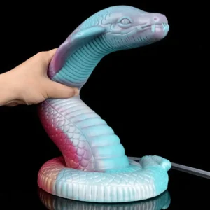 🐍 Riesiger Squirting Snake Dildo - 15.2in Realistische Schlange mit Ejakulation & Schuppen-texturiertem Schaft