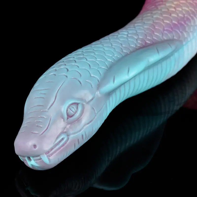 🐍 Riesiger Squirting Snake Dildo - 15.2in Realistische Schlange mit Ejakulation & Schuppen-texturiertem Schaft