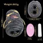🐮 FurryDildo Vibrating Cow Fleshlight - Wild Pleasure Unleashed