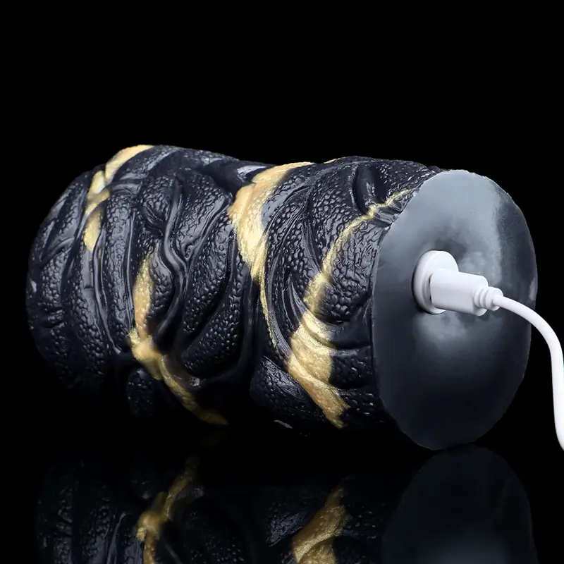 🐮 FurryDildo Vibrating Cow Fleshlight - Wild Pleasure Unleashed