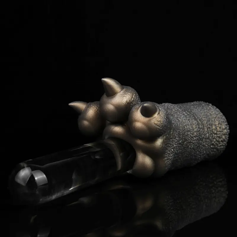🐉 Bad Dragon Claw Masturbator - Mythical Platinum Silicone Stroker