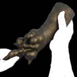 🐉 Bad Dragon Claw Masturbator - Mythical Platinum Silicone Stroker