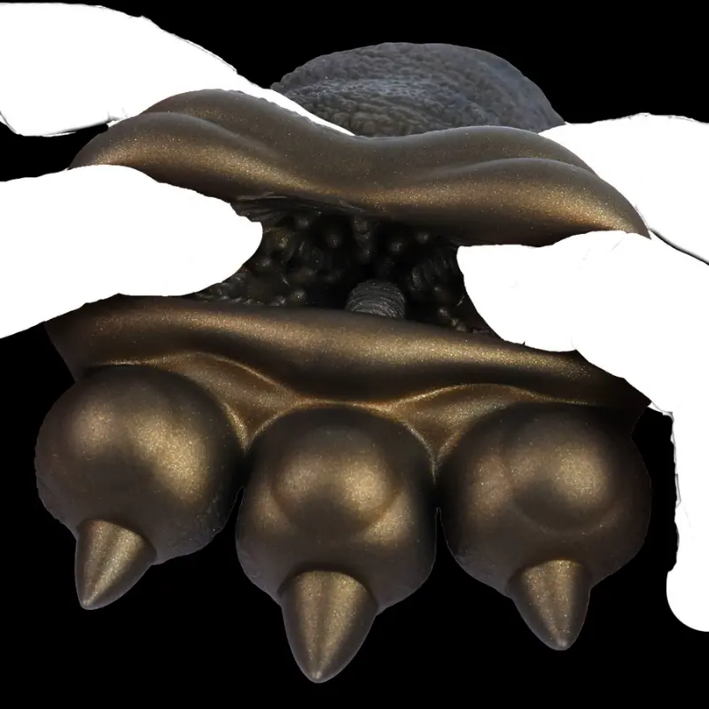 🐉 Bad Dragon Claw Masturbator - Mythical Platinum Silicone Stroker